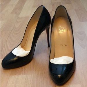 Christian Louboutin Dorissima 100 patent black 36